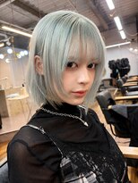 アンベリールセカンド(Embellir.2nd)&nbsp;ミントグリーン　ブリーチ2回