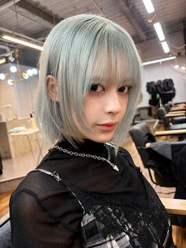 アンベリールセカンド(Embellir.2nd) ミントグリーン　ブリーチ2回
