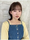 ナチュラルに垢抜ける切りっぱなしボブ/外ハネボブ