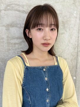 ベル 新宿(Belle) ナチュラルに垢抜ける切りっぱなしボブ/外ハネボブ