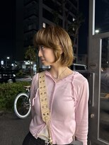 ユー セント(yew scent)&nbsp;【大須/矢場町】 レイヤーボブ×ブラウンベージュ