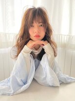 アッシュ 亀戸東口店(Ash)&nbsp;大人ゆるウエーブ×透けバング