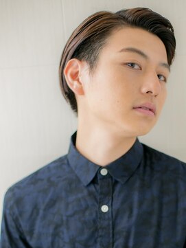トニーアンドガイ メン 与野駅前店(TONI&GUY MEN) かき上げ王道スーツツーブロック七三分け小顔マッシュl20代30代