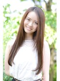 ストレートはツヤが絶対☆うるサラさわやかロング♪