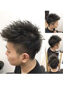 2ブロックアップバングstyle