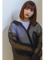 ネイヴィル(navile)&nbsp;☆切りっぱなし前髪×ストレートボブ☆