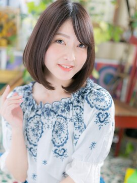 カバーヘア イヴ 戸頭店(COVER HAIR EVE) *EVE戸頭*前下がりエレガント大人ボブa