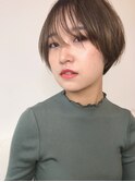 束感バングのオトナショート☆