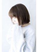 簡単に内巻きになるミニボブヘア　/ザシーバイアフロ