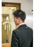 アップバンクツーブロックショート