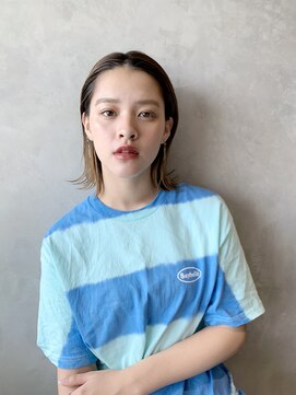 アイティー バイ アルバム 浦和店(IT by ALBUM) タイトボブ_エアリーミディショートパーマ_37933