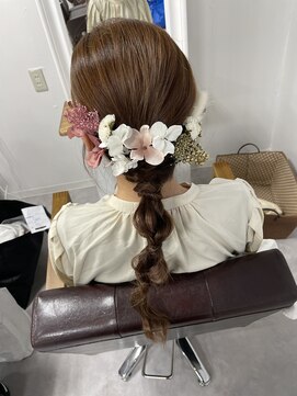 トータルビューティーサロン ディーグレース(TotalBeautySalon D.Grace) 綺麗め系あみこみ