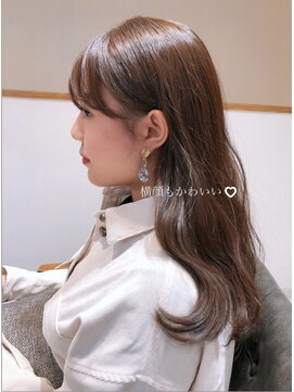ネイロ 錦糸町(NeiRo) 前髪カタログくびれミディイヤリングカラーラベンダーカラー