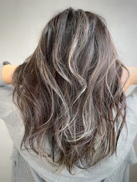 オータス(OTAS.) ＃ホワイトベージュ＃ハイライト＃レイヤー