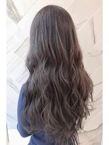 ジーナ 船橋(Zina)&nbsp;オトナ女子ツヤ髪アッシュカラーふんわりミディシースルーバング