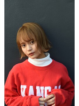 ミエルヘアーエスト 新宿店(mielhair est) ミディアム×外ハネ