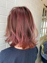 ピンク バイ アンジェリカ 瓢箪山店(PINQ by ANGELICA) #PINQ #レイヤーカット #エアタッチバレイヤージュ