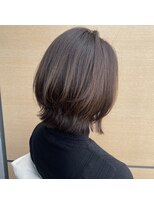 ファースト 泉中央店(first)&nbsp;パープルカラー/くびれミディ/レイヤーカット◎20代30代40代50代