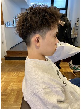 アイリーヘアデザイン(IRIE HAIR DESIGN) 【IRIE HAIR赤坂】ツーブロック刈り上げ×フェードスタイル