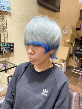 サムブリッジ(SOMEBRIDGE) ☆ エンドカラー　× ペールブルーカラー　（SOMEBRIDGE 亀有）