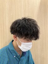 アース コアフュールボーテ 長野駅前店(EARTH coiffure beaute) ツイストスパイラルパーマフェードダブルカラー