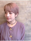 【kakan鎌倉】ペールピンクのショートスタイル