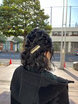 ビースリー ロア&nbsp;アレンジ　ハーフアップ　2022/12/1