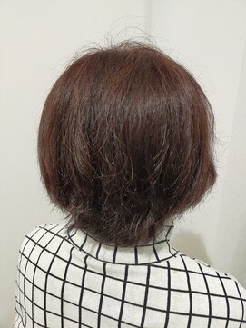 ビーズカラー イオンタウン米沢駅前店 ソーレカラー　ピンクベージュ7+ローズブラウン8