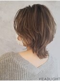ミニウルフレイヤーイメチェン外ハネボブ美髪デジタルパーマ