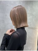 【Lond naitre Naomi】ペールミルクティーベージュのボブ