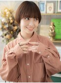 透け感前下がりナチュラルマッシュショートa浦和20代30代40代