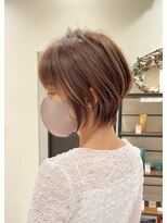バンプ ギンザ(BUMP GINZA)&nbsp;大人ショートボブ×ハイライト×透明感カラー【ERIKA】