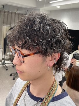 ノイズ キョウト(NOISM Kyoto) メンズ 波巻きウルフパーマ