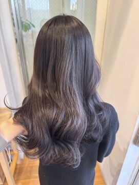 バイオレット ナゴヤ(Violet Nagoya) ラベンダーグレージュ 透明感カラー ブリーチ無しカラー