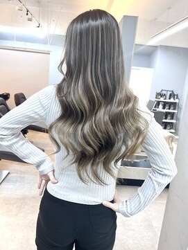 オズ 郡山桑野店(OZ) 【OZ田中】バレイヤージュ#外国人風カラー