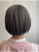 白髪ぼかし×グレージュ