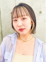 ロンドホットリップ 立川(Lond hot lip)&nbsp;【Nanatsu】くびれボブ/切りっぱなしボブ/立川/インナーカラー