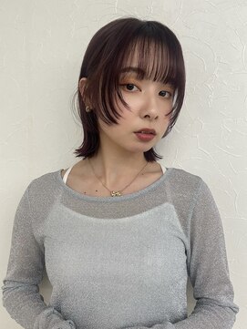 ニューヨークニューヨーク 守口店(NYNY) 顔周りレイヤーボブスタイル