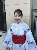 浴衣ヘア～タイトシニヨン～【池田彩音/吉祥寺】