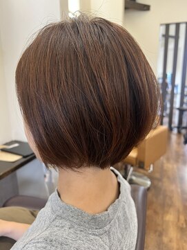 リミットヘアー 大在店(Remit hair) トビラキユウマ　乾かすだけショートボブあ