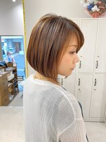 ネイロ 北千住(NeiRo) 大人ショートボブ丸みショートカットマッシュショート前髪あり