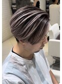 白髪ぼかしハイライト【メンズスタイル】