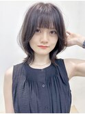 say.黒髪ボブルフネビージュ小顔ワンレンくびれミディアム艶髪