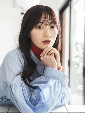 アミー 駒澤(Ammy komazawa) ロング/ロングレイヤー/水光肌カラー/ラベンダーブラウン/駒沢