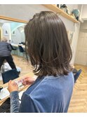 ウェーブミディアム似合わせカットメルティカラーボブ/恵比寿