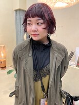 スニュウ(snuw)&nbsp;【snuw_ayano】ボブ/ワインレッド