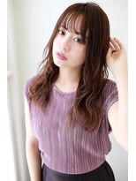 ラフィス ヘアー フォンテ 松山銀天街店(La fith hair fonte)&nbsp;【La fith】 ガーリーふんわりセミロングスタイル