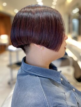 ザビー(THE B) 本八幡×ミセス×ショート×個性的×暖色カラー