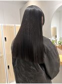 グレージュ/地毛風カラー/暗髪/オリーブグレージュ