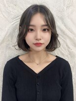 オリンテ バイ レシッド 表参道(orente by rcid)&nbsp;髪質改善顔周りレイヤーカット酸熱ストレートホワイトグレージュ